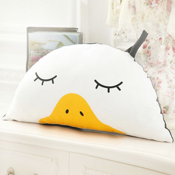 

popular cute duck childrens room crib baby duckling semicircle pillow pillow lumbar pillow removable and washable