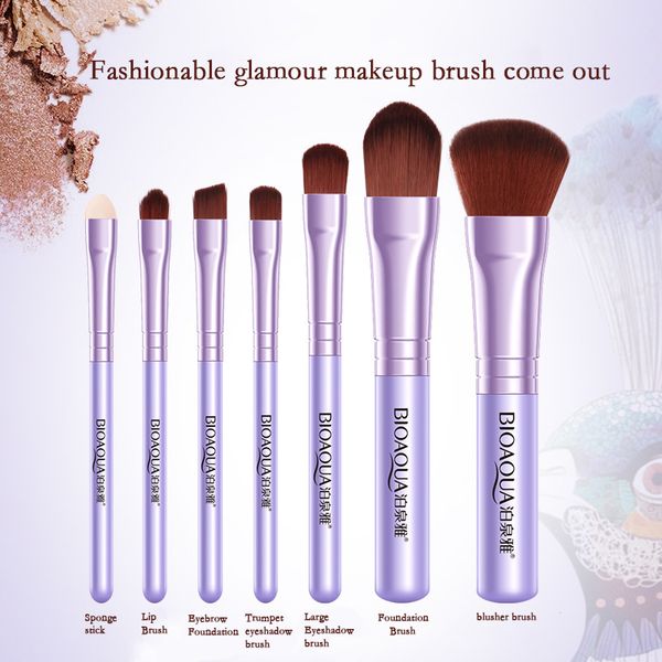 

7 multi functional cosmetic brushes set mask brushes portable make-up meet your various make-up needs super soft exquisite packaging