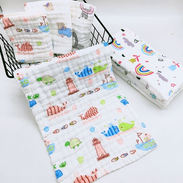 

six-layer gauze bubble cotton soft high density children's towel pure cotton children's face towel pregnant and baby store baby