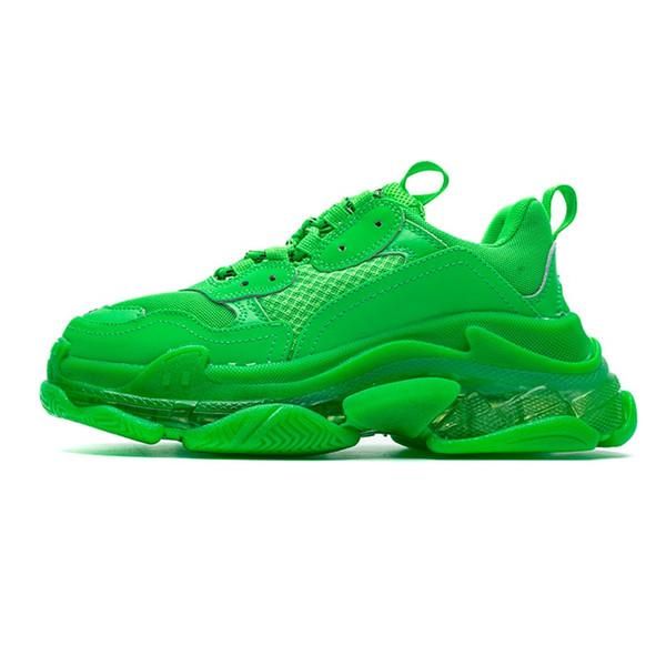 

new design mens and womens dad casual shoes crystal bottom triple s leisure sneakers old grandpa trainer ing, Black