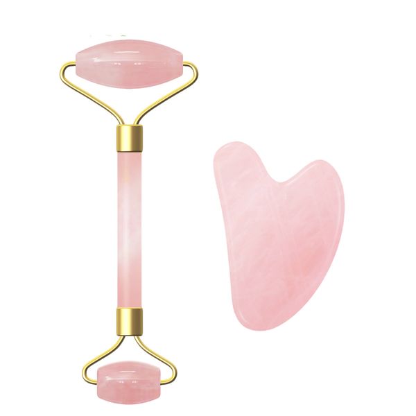 

rose quartz massage roller gouache spatula for facial massage 100% natural melon scraper spatula facial massage roller