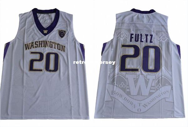 

#20 markelle fultz purple black white huskies 20 jersey stitched with player name jerseys vest jerseys ncaa, Gray
