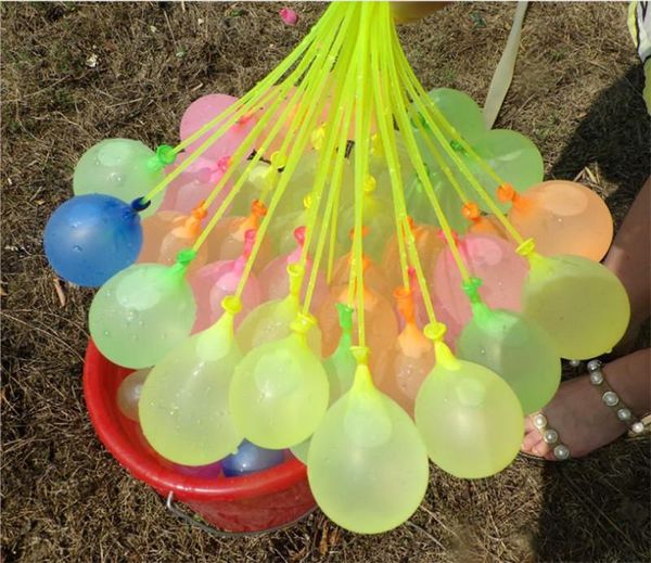 

Latex Water Balloons Balls Water Bomb Pump Rapid Injection Summer Beach Games Water inflatable Sprinking Ballons