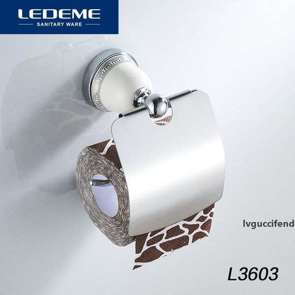 

ledeme toilet paper holder ceramic base wall mount toilet tissue paper holder bathroom roll paper holder hardware holders l3603 t200425