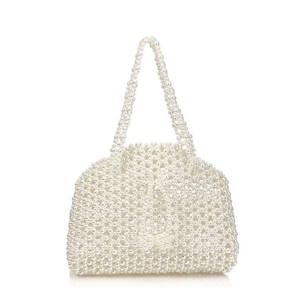 

hollow pearl handbag women bag europe and the united states fashion evening party bag shoulder elegant tote bags for women