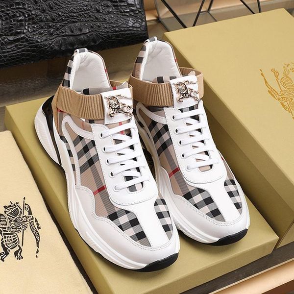 

new arrival mens shoes comfortable fashion classic designer footwears chunky sneakers lace -up low casual men shoes zapatos de hombre, Black