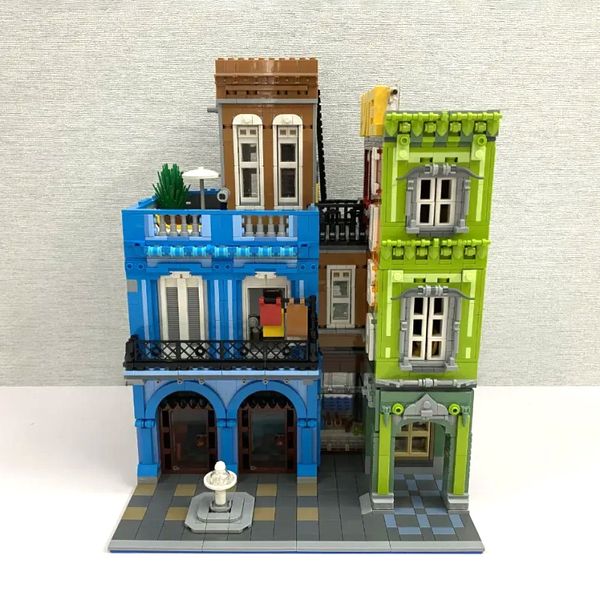 

in stock new products in 2020ug-10182 4143 pcs city street l building block bricks education toys ing