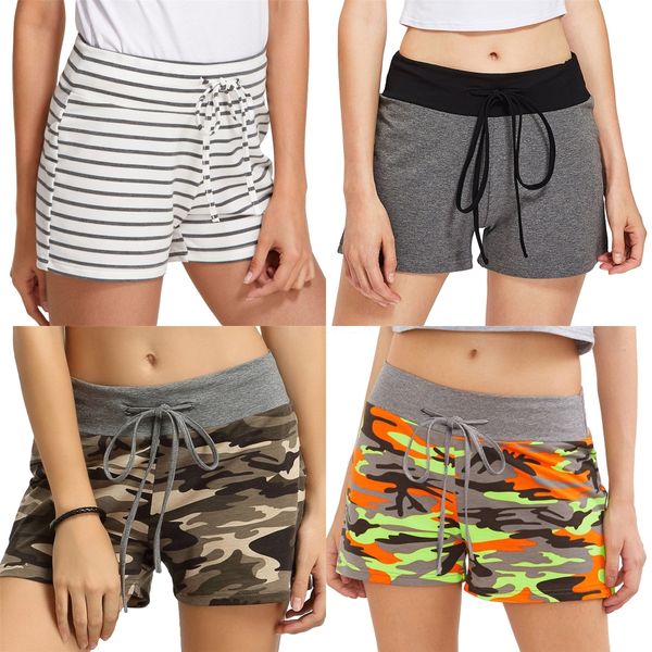 

shorts for women womens shorts summer 2020 new night light reflective leisure shiny elastic waist shorts streetwear drop shipping#4291, White;black
