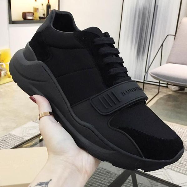 

new arrival vintage check cotton sneakers mens shoes zapatos de lujo para hombre sports lace -up fashion men shoes luxury shoes, Black