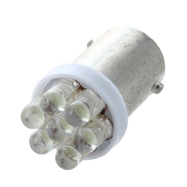 

10 x ba9s 1895 t4w lamp bulb 7 led 12v white for car