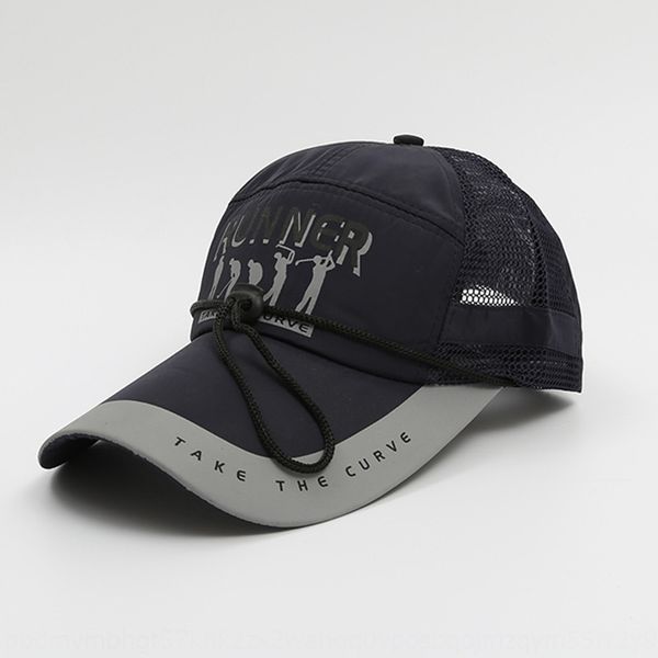 

men's baseball cap and women's summer outdoor sun quick-drying breathable net hat windproof baseball cap fishing sunshade sun hat, Blue;gray
