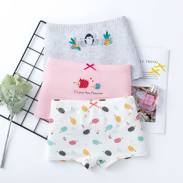 

girls' underwear pure cotton boxer pants girls' breifs big children's four-legged shorts and shorts pants new baby underwear, Camo