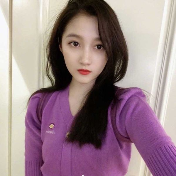 

mlgji summer new hong kong-style embroidered short-sleeved v-neck knitted japanese new cardigan hong kong cardigan herlian daisy half-sleeve, White