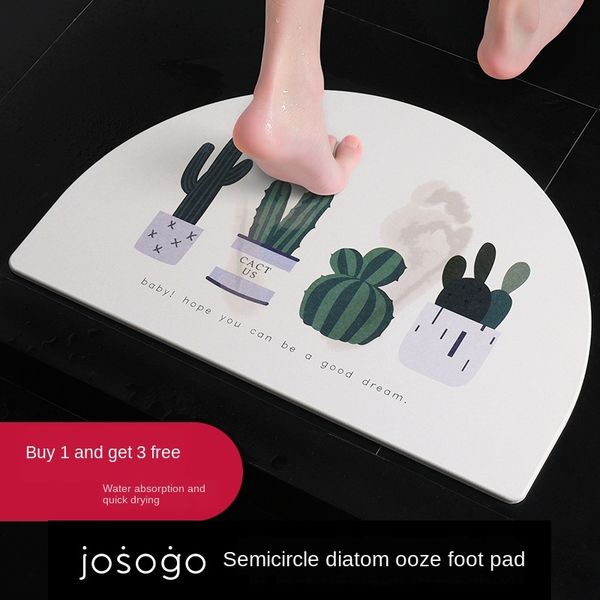 

diatom ooze pad diatomite toilet absorbent bathroom mat toilet door mat diatomite water-absorbent foot pad
