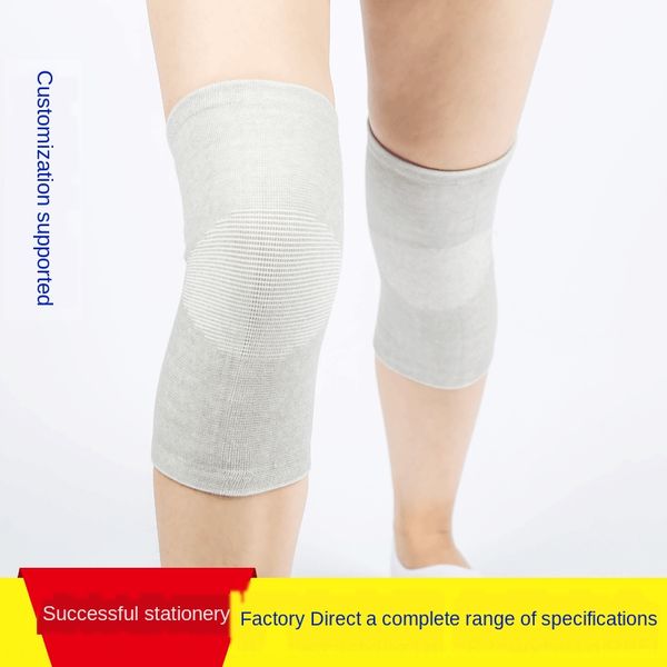 

ojkd8 side stretch bamboo charcoal knitted knee pads basketball running cycling sport ware warm winter bicycle bicyclebasketball bicyclehu x, Black;gray