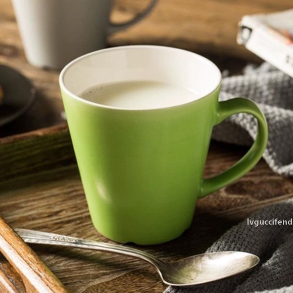 

ceramic mug cup travel big coffee cups beer milk teapersonalized mugs porcelain enamel colors botella de agua shaker gift ee7sb t200506