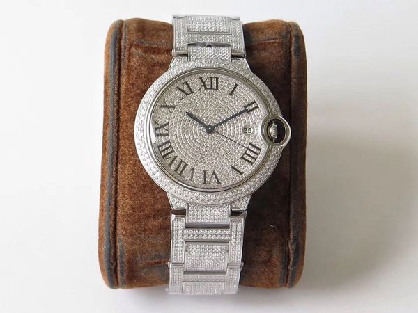 

2020 tw production god is full of diamonds carry out all hand after setting drill treatment 42.1 mm * 13 mm in diameter, Slivery;brown