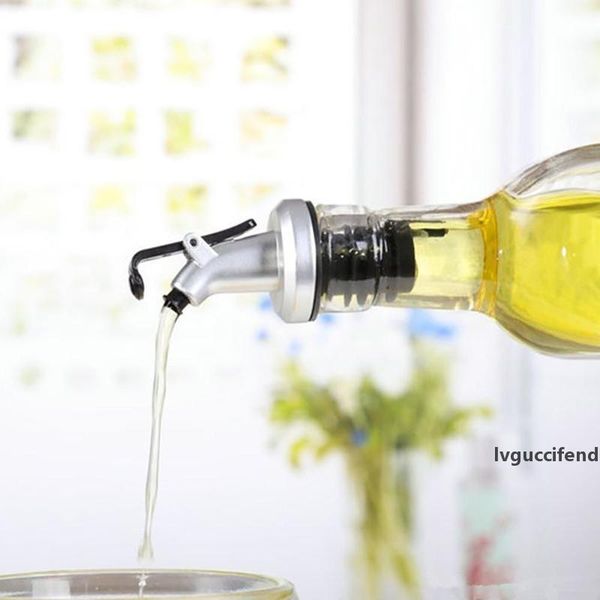 

oil bottle ser vinegar bottles can abs lock plug seal leak-proof food grade plastic nozzle sprayer liquor dispenser wine dlh082