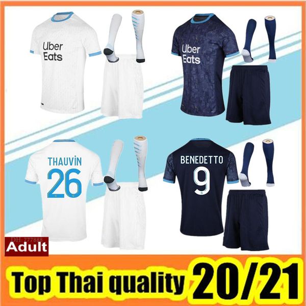 2020 2021 Olympique De Marseille Jersey Adultes Football Kits 20 21 Maillot De Foot Payet Benedetto Thauvin Om Home And Away Shirt Black Yellow Buy At The Price Of 24 40 In Dhgate Com Imall Com