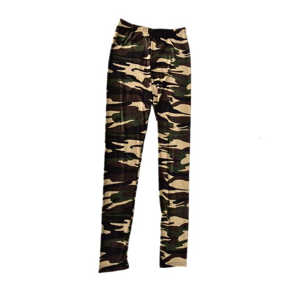 

punk s women camouflage geometric army green stretch leggings pants trouser graffiti slim for women gifts wholesale 3 color 1pcs, Black