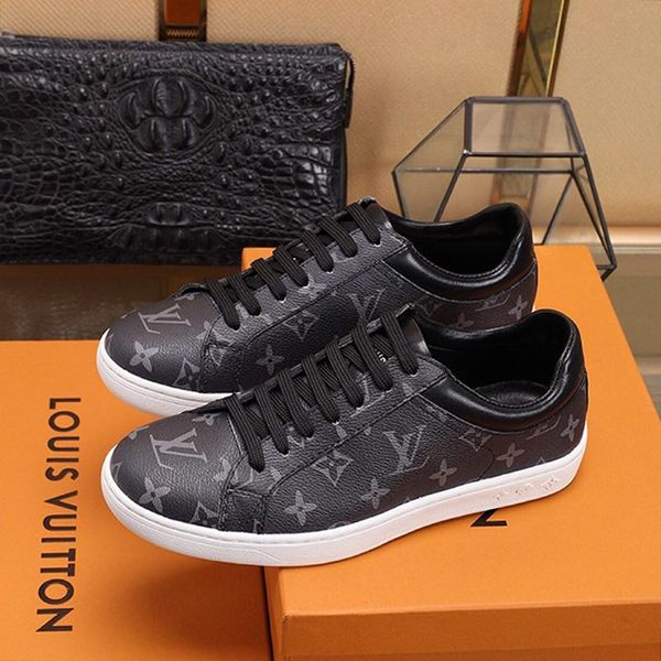 

lightweight mens shoes fashion design luxury shoes luxembourg sneaker lace -up plus size low casual men shoes scarpe sportive da uomo, Black