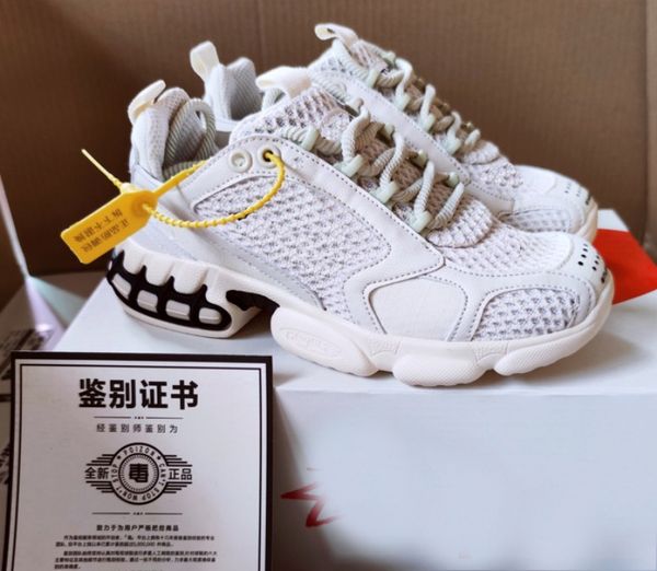 

2020 men casual shoes women lace-up mesh for men breathable comfortable fashion spiridon cage flat men sneakers tide non-slip shoes, Black