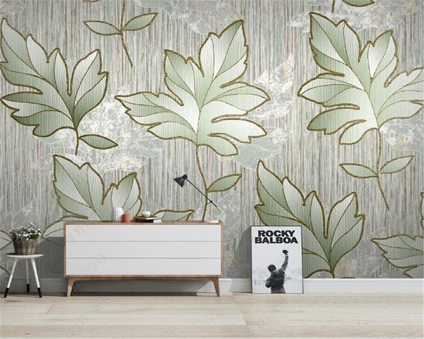 

wall papers home decor small fresh nordic modern simple plant leaves hd superior interior decorations wallpaper