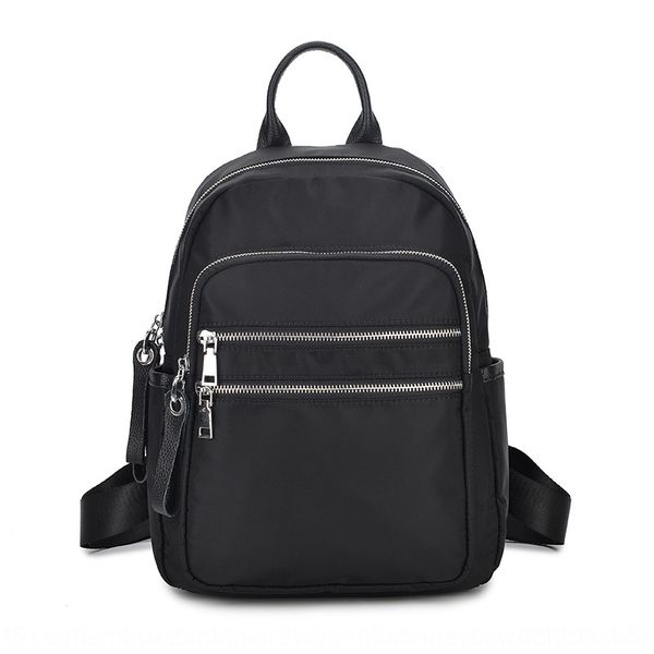 

junior nylon cloth bag high school schoolbag waterproof nylon cloth female multi-functional cross-mirror backpack computer backpack