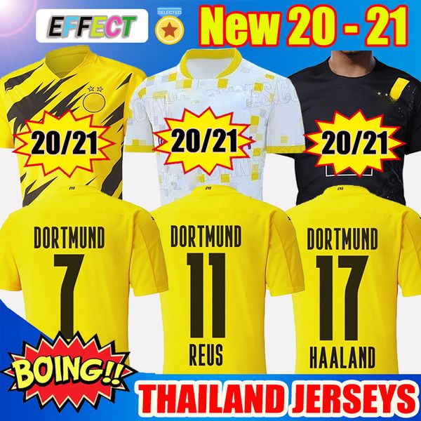 2020 2021 Borussiya Dortmund Bvb Soccer Jerseys Futbolnye Majki 17 Haaland Reyna 20 21 Opasnost Reus Witsel Dzhersi Paco Alcacer Futbolnaya Black Yellow Buy At The Price Of 12 31 In Dhgate Com Imall Com