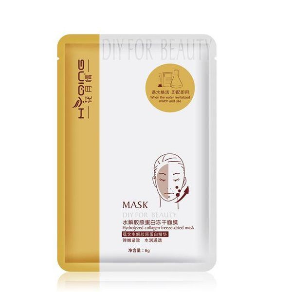 

5pcs Hydrolyzed collagen freeze-dried mask Intensive water supply face mask Moisturizing Delicate DIY for beauty mascarilla skin care