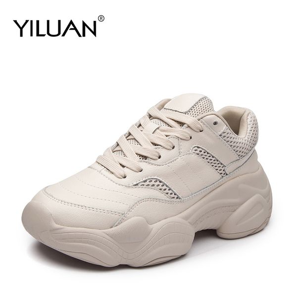 

марка кроссовки daddy обувь женских кожаная ulzzang осени 2020 новая маленькая белых туфли adies случайного студент л женщины спортивной, Black