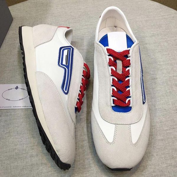 

удобная замша и нейлон кроссовки мужской обуви открытого walking спорт footwears роскошные вскользь lace -да мужская обувь scarpe sportive d, Black