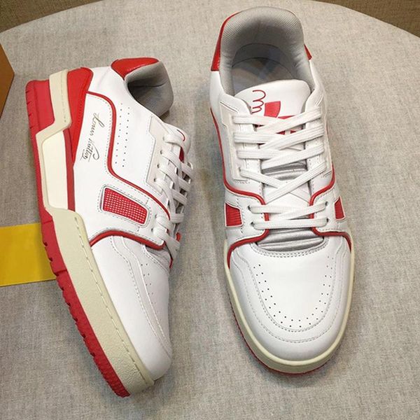 

fashion classic trainer sneaker men 's shoes new arrival autumn and winter luxury footwears sports lace -up casual shoes herren sports, Black