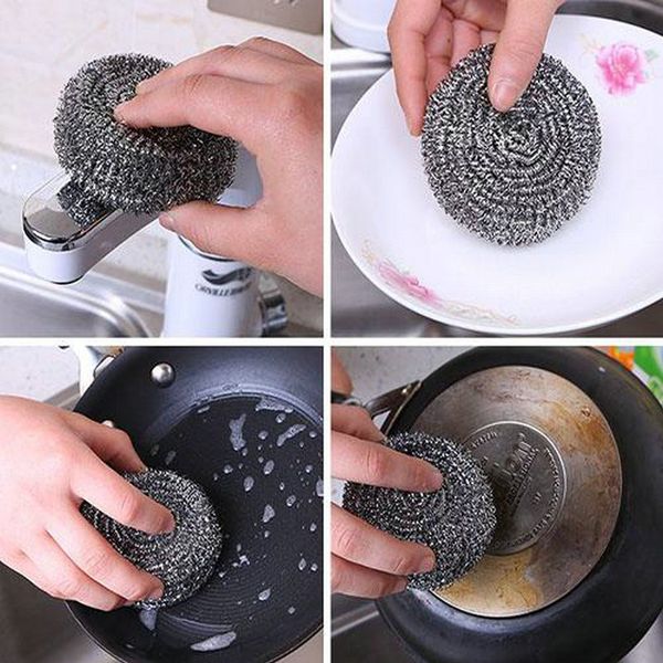 

item kitchen cleaning ball dish wash stainless steel scrubber kitchen cleaning ball dish wash stainless steel scrubber hj2009 trxfj