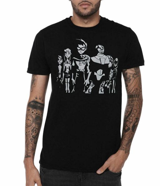 

Teen Titans monotone group T shirt