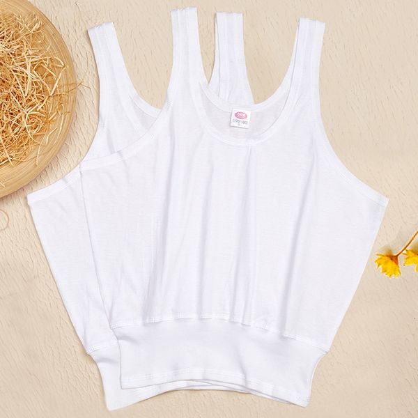 

15clx huayouyuan women's undershirt vest vest underwear cotton camisole for middle-aged and the elderly loose cotton underwear for the, White