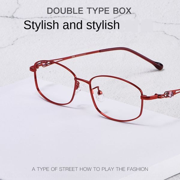 

bangwei myopia new 8037z business casual glasses women's ultra light alloy full frame myopia glasses frame, Silver