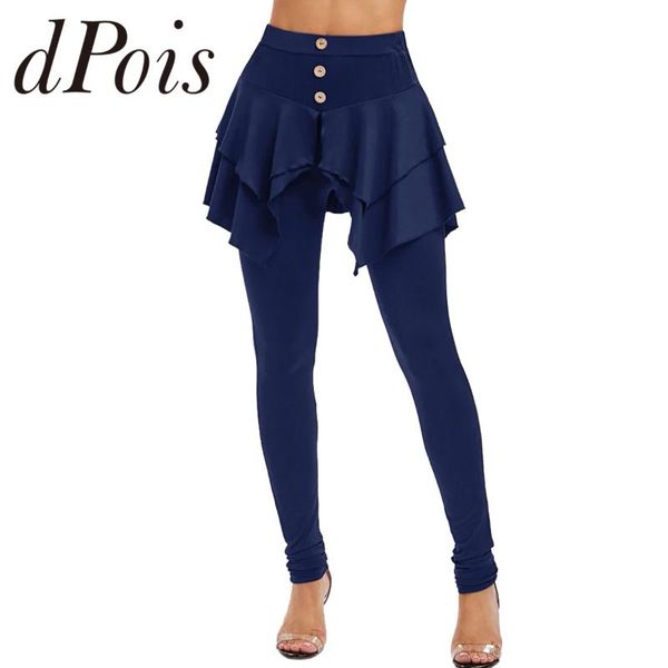 

womens high waist skirted leggings 2 in 1 solid color irregular hem tummy control yoga trousers skorts leggings with skirts, White;red