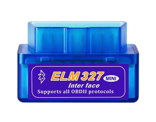 Locksmith Forniture Super Mini ELM327 Bluetooth v2.1 OBD2 Strumento diagnostico per auto ELM 327 Bluetooth 4.0 per protocollo Android/Symbian OBDII