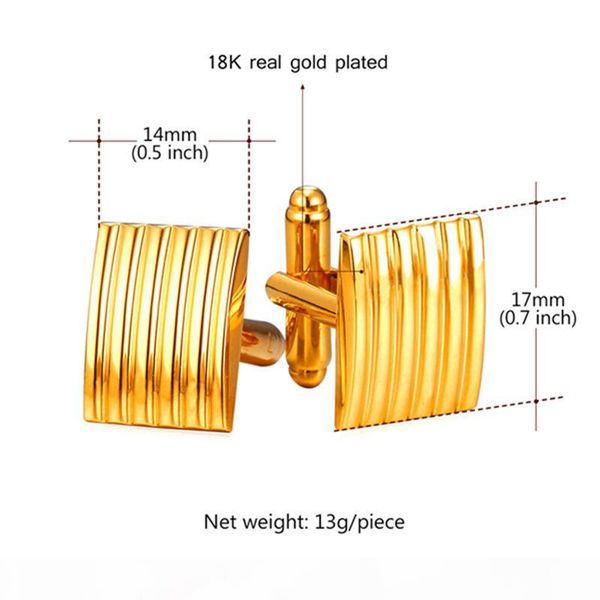 

men's suit shirt cuff links platinum 18k real gold plated metal cuff buttons classy cufflinks, Silver