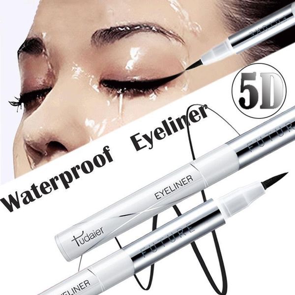 

waterproof 5d pudaier eyeliner, cat eye makeup, cosmetics, quick-drying black liquid eyeliner, pencil, eyelid painting tool