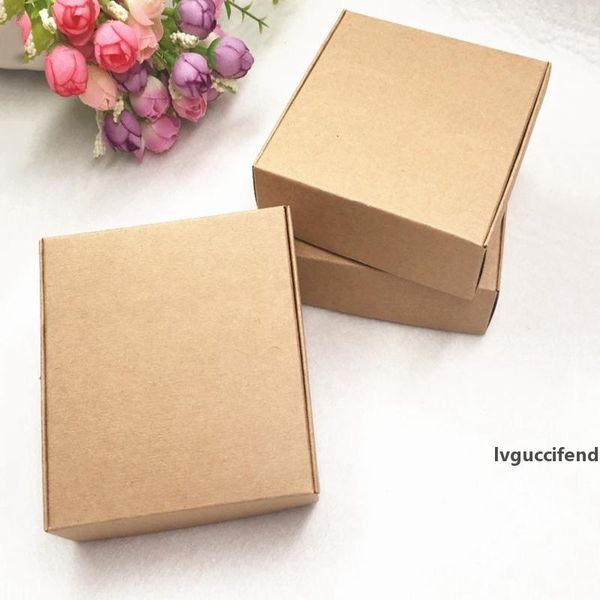 

100pcs kraft paper box nice kraft box packaging small size