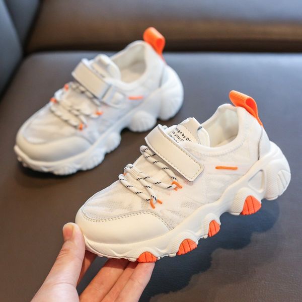 

2020 new summer and autumn korean fashionable children's boys and girls sports casual shoes breathable shoes, Black
