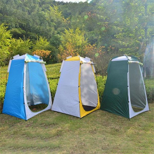 

outdoor 1 - 2 person portable privacy shower toilet tent camping up tent changing uv function dressing 3 colors