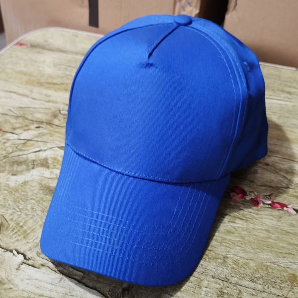 

embroidery cotton five baseball baseball cap or six men women advertising cap cap, Blue;gray