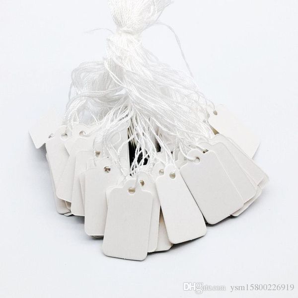 

2 bags 1 bag 500 paper tag tie string blank price tag displays 2313mm