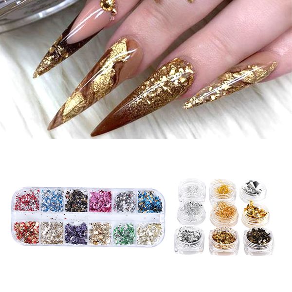 

diy crafts nail paillettes manicure nails art design decals decoration