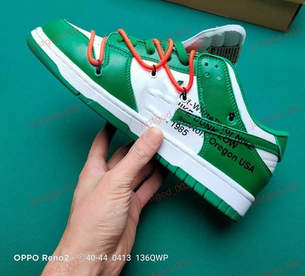 

xshfbcl futura x sb dunk low ow skateboarding shoes progettista university gold wolf grey red green blue mens women sport casual sneakers, Black;red