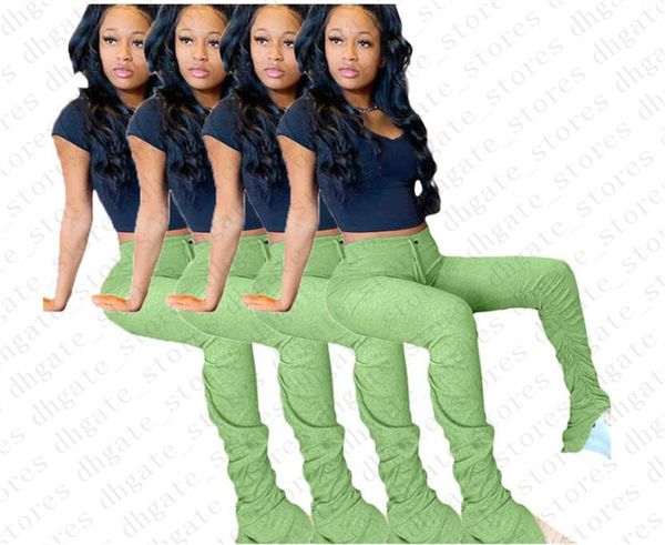 

лето женщина sweatpants solid flare брюки женских штабели joggers плиссе высокой талия мода брюки донная обезжиренные леггинсы брюки ly709, Blue