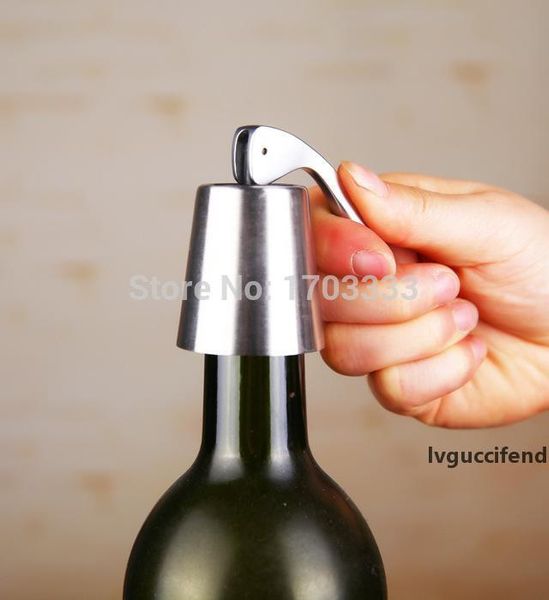 

2016 new stainless steel reusable vacuum sealed red wine bottle ser cap plug